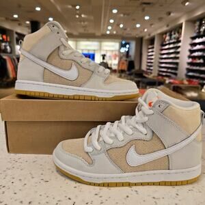 Nike SB Dunk High Pro ISO Orange Label Unbleached Natural / White DA9626 100